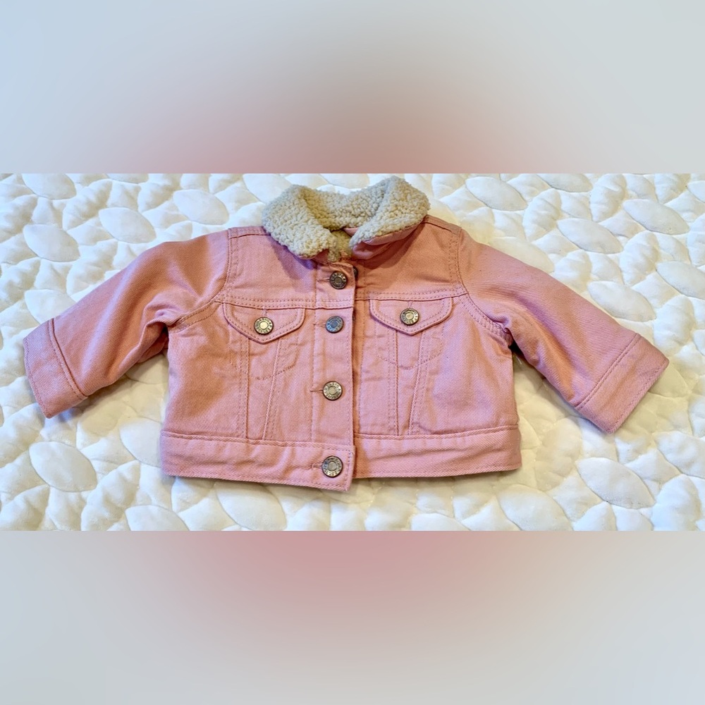 BabyGap New Pink denim jacket